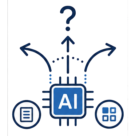 AI活用の始め方を表すアイコン